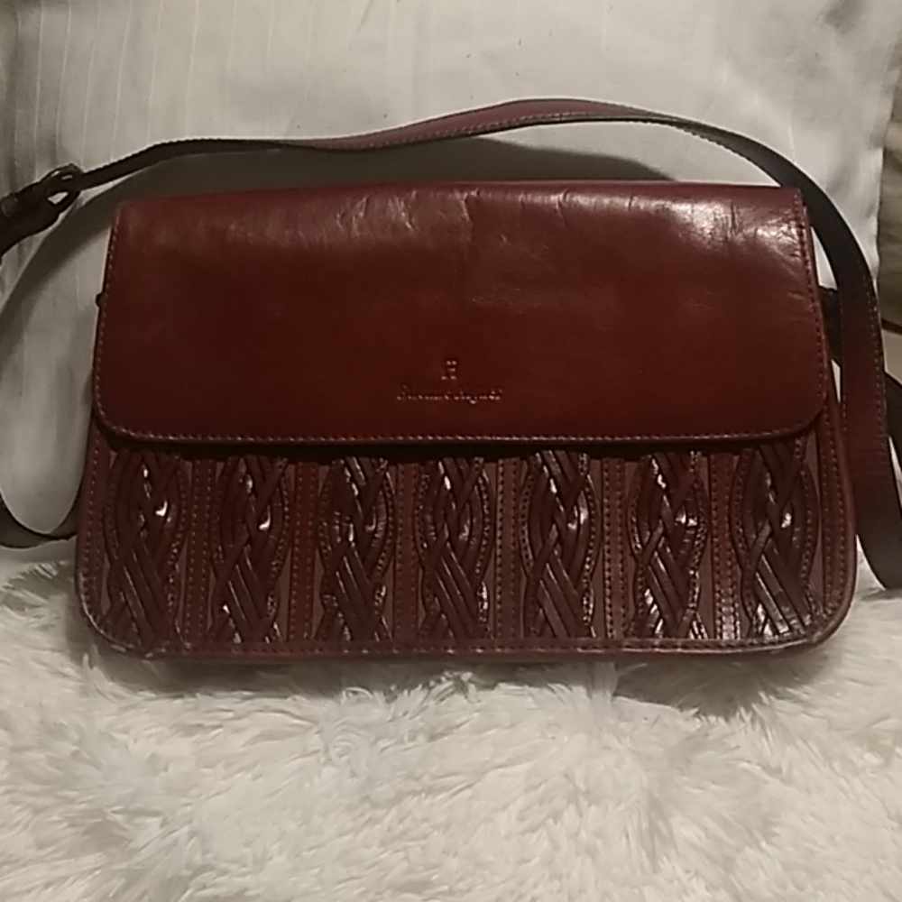 Etienne Aigner genuine leather handbag